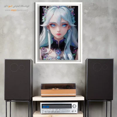 زمزمه‌ی دلیر – تابلو انیمه - خرید تابلو انیمه با کیفیت - اسپو دکور