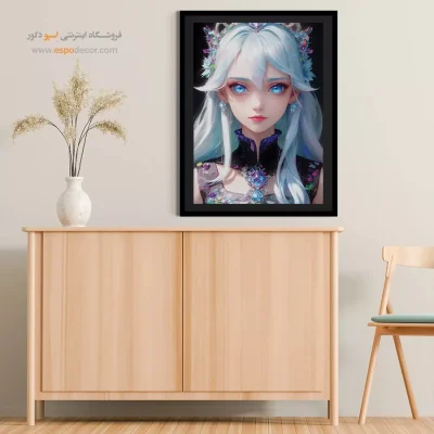 زمزمه‌ی دلیر – تابلو انیمه - خرید تابلو انیمه با کیفیت - اسپو دکور