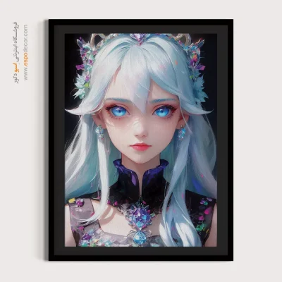 خرید تابلو انیمه با کیفیت - زمزمه‌ی دلیر – تابلو انیمه - اسپو دکور