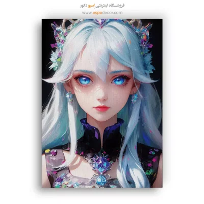 زمزمه‌ی دلیر – تابلو انیمه - خرید تابلو انیمه با کیفیت - اسپو دکور