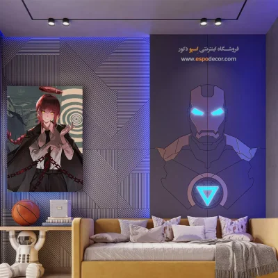 جنگل – تابلو انیمه - خرید تابلو انیمه با قاب - اسپو دکور