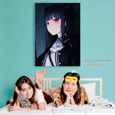 چشم قرمز – تابلو انیمه - خرید تابلو انیمه برای اتاق نوجوان - اسپو دکور