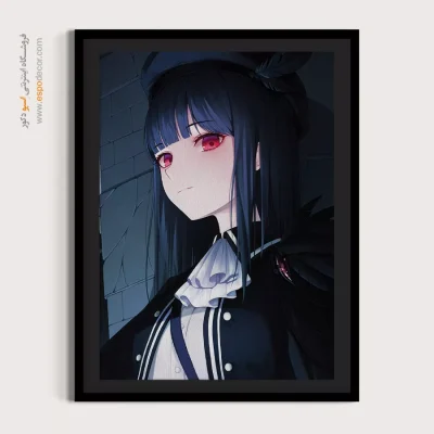 چشم قرمز – تابلو انیمه - خرید تابلو انیمه برای اتاق نوجوان - اسپو دکور