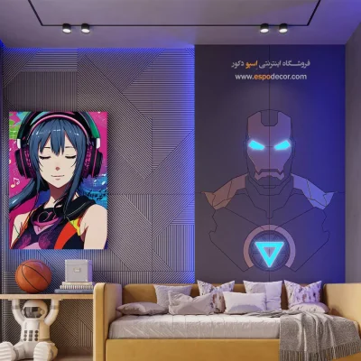 بازی مه – تابلو انیمه - خرید تابلو انیمه دکور اتاق خواب - اسپو دکور