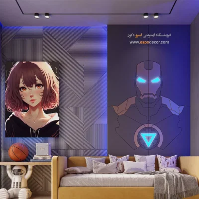 خرید تابلو انیمه با قاب مدرن