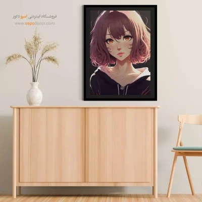 خرید تابلو انیمه با قاب مدرن