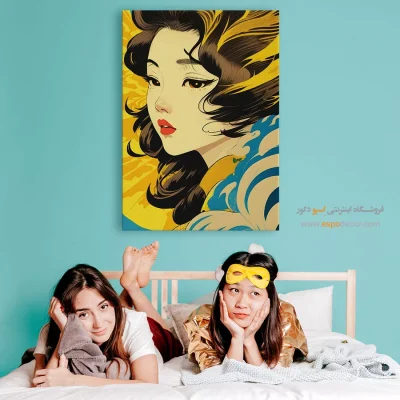 یادگار خاکستری – تابلو انیمه - خرید تابلو انیمه دستساز با کیفیت - اسپو دکور