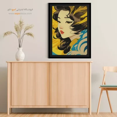 یادگار خاکستری – تابلو انیمه - خرید تابلو انیمه دستساز با کیفیت - اسپو دکور