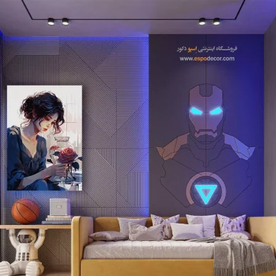 خرید تابلو انیمه دیجیتال هنری