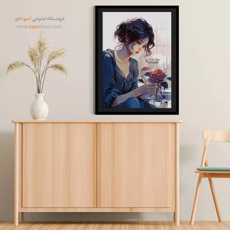 خرید تابلو انیمه دیجیتال هنری