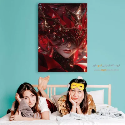 ابرهای خیالی – تابلو انیمه - خرید تابلو انیمه هدیه تولد - اسپو دکور