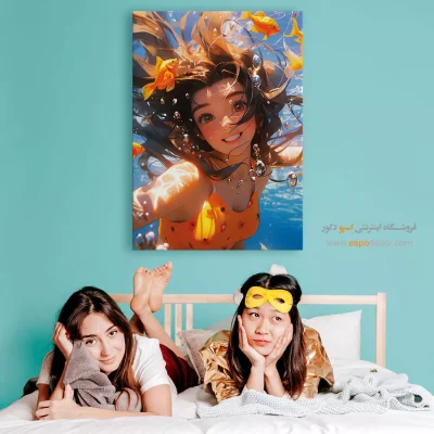 تابلو انیمه با طراحی مخصوص هدیه