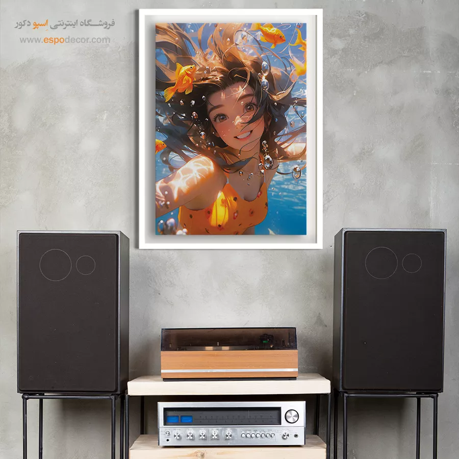 تابلو انیمه با طراحی مخصوص هدیه