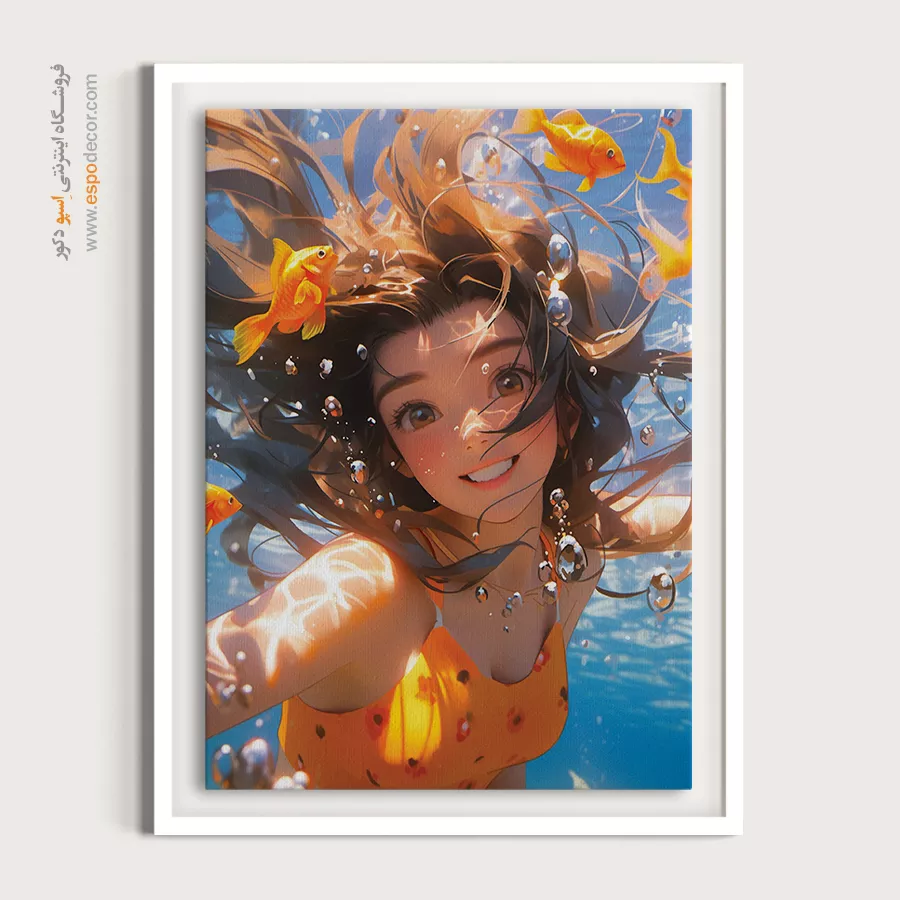 تابلو انیمه با طراحی مخصوص هدیه