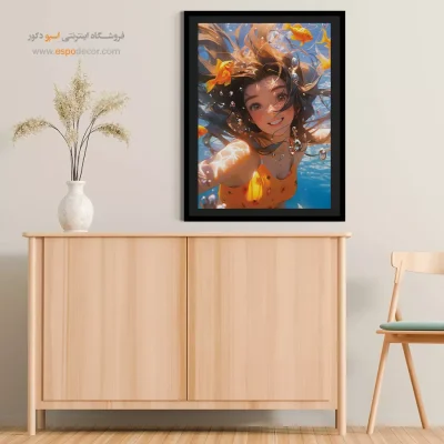 تابلو انیمه با طراحی مخصوص هدیه