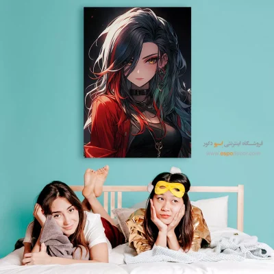 تابلو انیمه برای هدیه تولد دخترانه