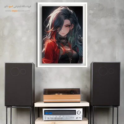 تابلو انیمه برای هدیه تولد دخترانه