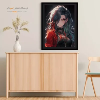 تابلو انیمه برای هدیه تولد دخترانه