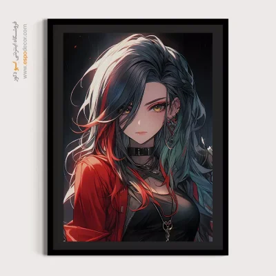 تابلو انیمه برای هدیه تولد دخترانه