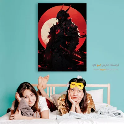 تابلو انیمه جذاب سامورایی