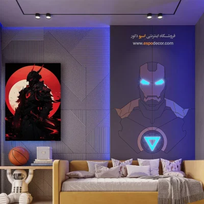 تابلو انیمه جذاب سامورایی