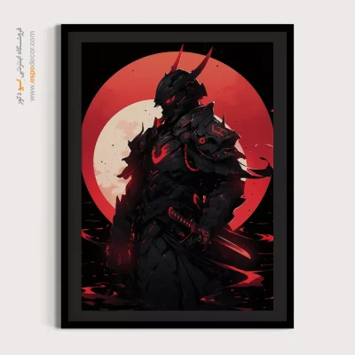 تابلو انیمه جذاب سامورایی