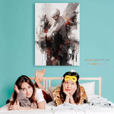 تابلو انیمه با طراحی مینیمال