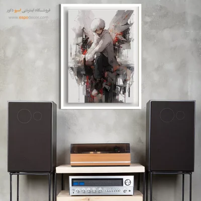 تابلو انیمه با طراحی مینیمال