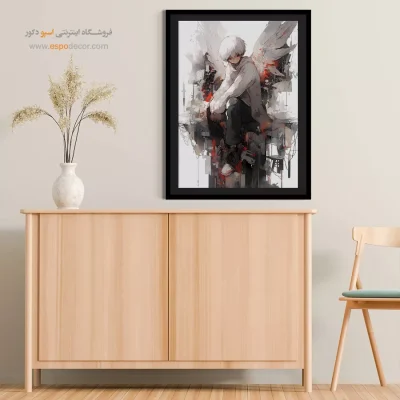 تابلو انیمه با طراحی مینیمال