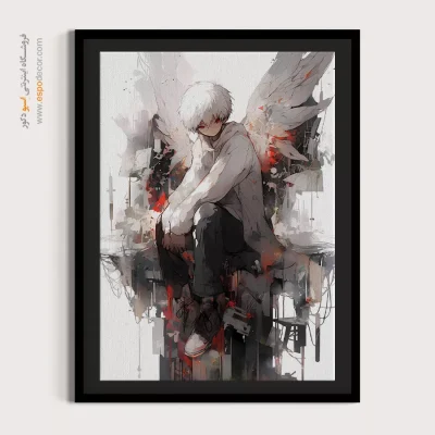 تابلو انیمه با طراحی مینیمال