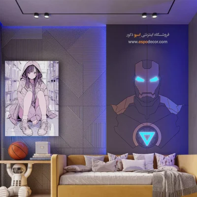 چشم‌اندازِ سراب – تابلو انیمه - تابلو انیمه مناسب برای هدیه کریسمس - اسپو دکور