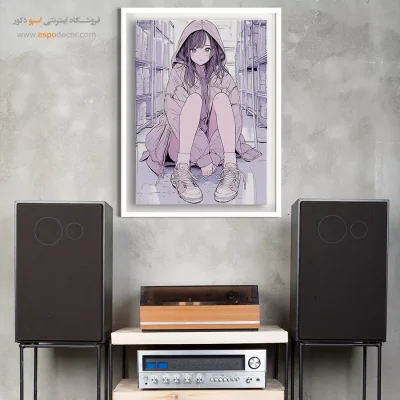 چشم‌اندازِ سراب – تابلو انیمه - تابلو انیمه مناسب برای هدیه کریسمس - اسپو دکور
