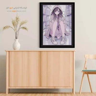 چشم‌اندازِ سراب – تابلو انیمه - تابلو انیمه مناسب برای هدیه کریسمس - اسپو دکور