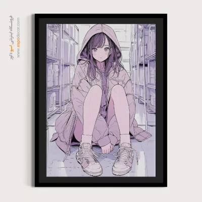 چشم‌اندازِ سراب – تابلو انیمه - تابلو انیمه مناسب برای هدیه کریسمس - اسپو دکور