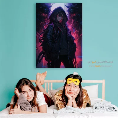 تلالوی شفق – تابلو انیمه - تابلو انیمه برای دکوراتیو - اسپو دکور