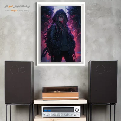 تلالوی شفق – تابلو انیمه - تابلو انیمه برای دکوراتیو - اسپو دکور