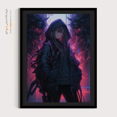 تلالوی شفق – تابلو انیمه - تابلو انیمه برای دکوراتیو - اسپو دکور