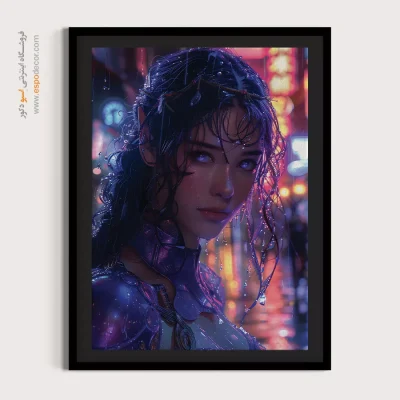 تابلو انیمه عاشقانه