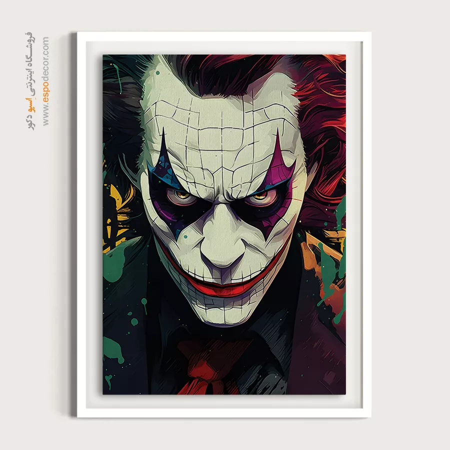 خرید تابلو انیمه جوکر