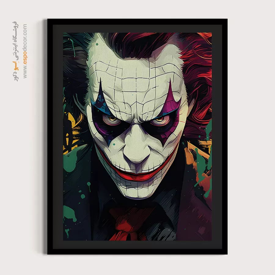 خرید تابلو انیمه جوکر