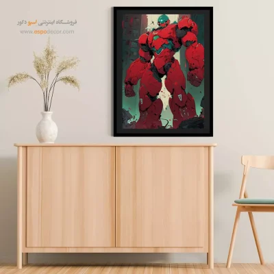 خرید تابلو انیمه رمانتیک و خاص - توفان نقره – تابلو انیمه - اسپو دکور