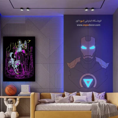 خرید تابلو انیمه برای گیمرها - صخره ارغوانی – تابلو انیمه - اسپو دکور