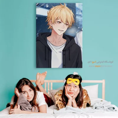 خرید تابلو انیمه جوان - دریای خاموش – تابلو انیمه - اسپو دکور