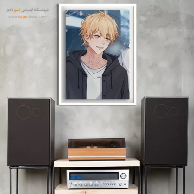 خرید تابلو انیمه جوان - دریای خاموش – تابلو انیمه - اسپو دکور