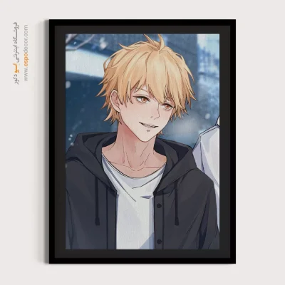 خرید تابلو انیمه جوان - دریای خاموش – تابلو انیمه - اسپو دکور