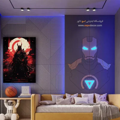 خرید تابلو انیمه طرح جدید - زره خورشید – تابلو انیمه - اسپو دکور