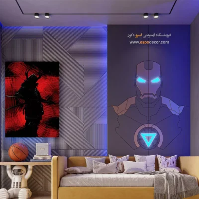 خرید تابلو انیمه بر اساس سبک ژاپنی - دریچه یاقوتی – تابلو انیمه - اسپو دکور