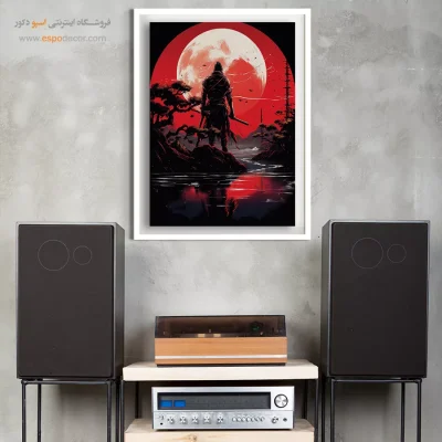 خرید تابلو انیمه برای هواداران انیمه - سایه‌روشن بنفش – تابلو انیمه - اسپو دکور