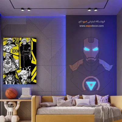 خرید هدیه تابلو انیمه برای سال نو - برج زمستان – تابلو انیمه - اسپو دکور