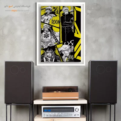 خرید هدیه تابلو انیمه برای سال نو - برج زمستان – تابلو انیمه - اسپو دکور